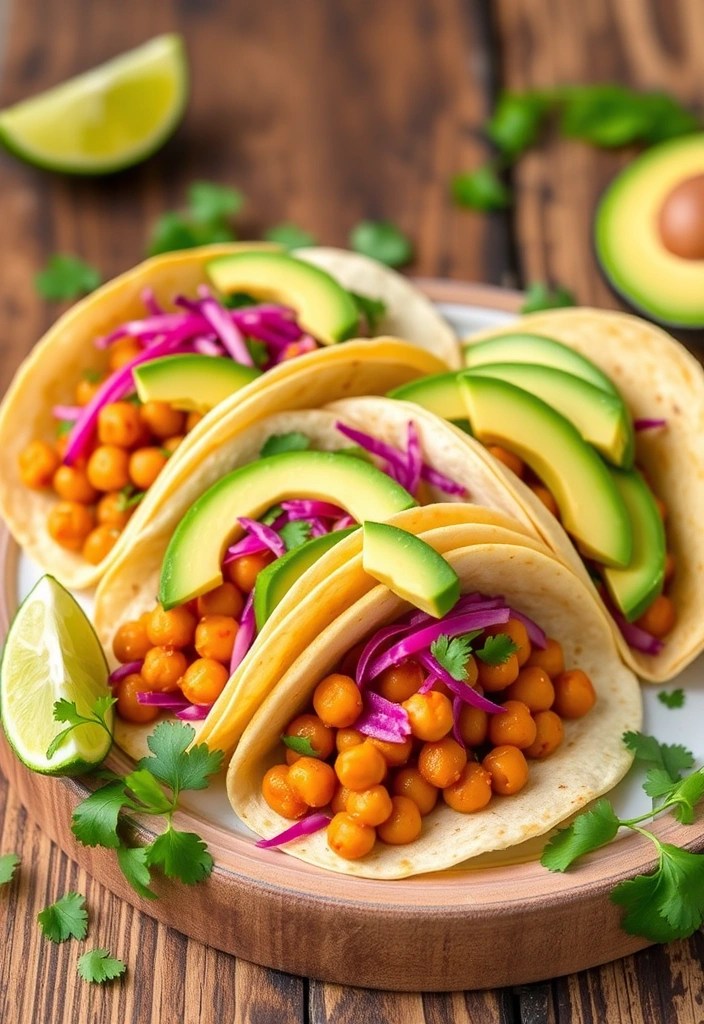 15 Healthy Meals You Can Make in Under 30 Minutes (You'll Love #7!) - 2. Spicy Chickpea Tacos