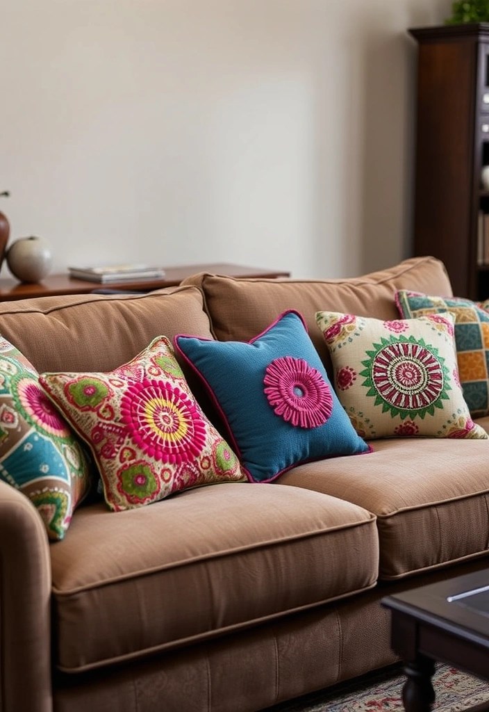 25 Ridiculously Easy DIY Home Decor Projects (Even Your Cat Could Do #9!) - 10. Decorative Pillow Covers