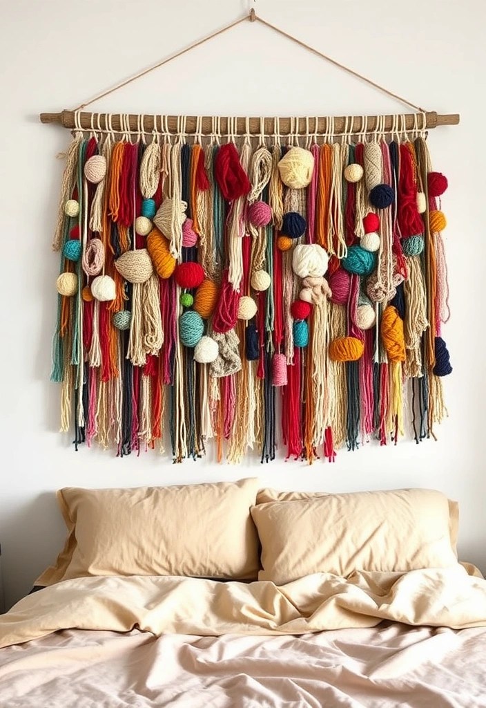 25 Ridiculously Easy DIY Home Decor Projects (Even Your Cat Could Do #9!) - 19. DIY Fabric Wall Hangings